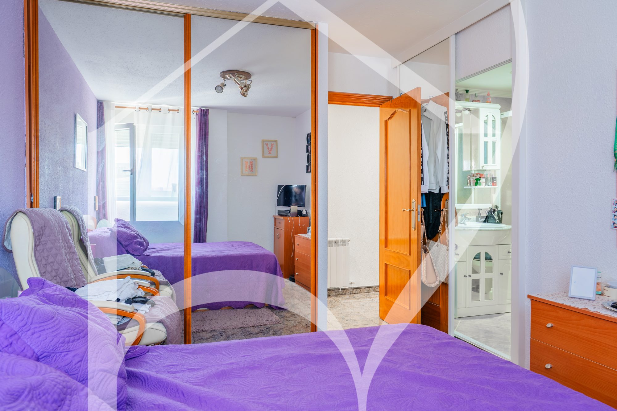 Habitación principal, vista armarios
